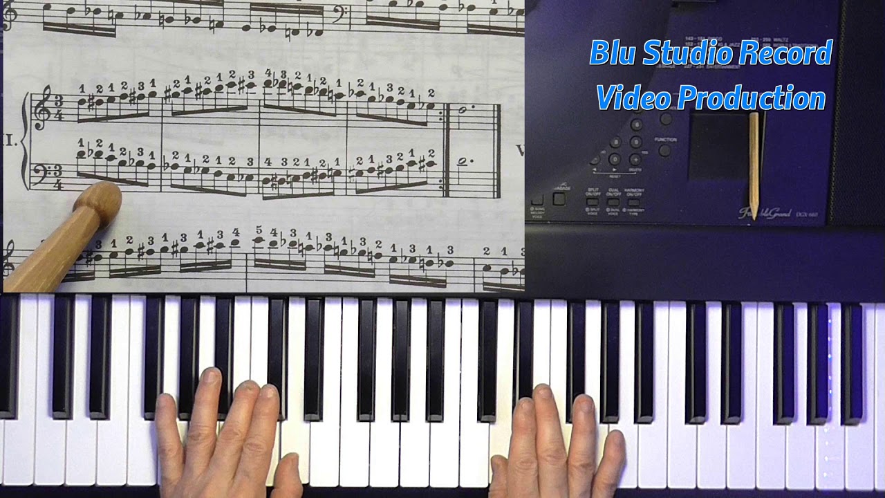 [117] Lezioni di pianoforte - Beyer esercizio 105 - Versione free Youtube