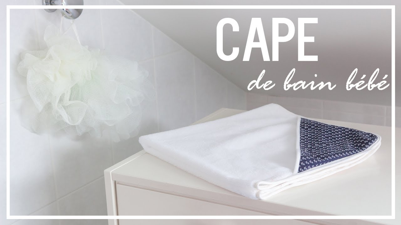 DIY Couture - Coudre une cape de bain pour bébé en 30 minutes | Cecile