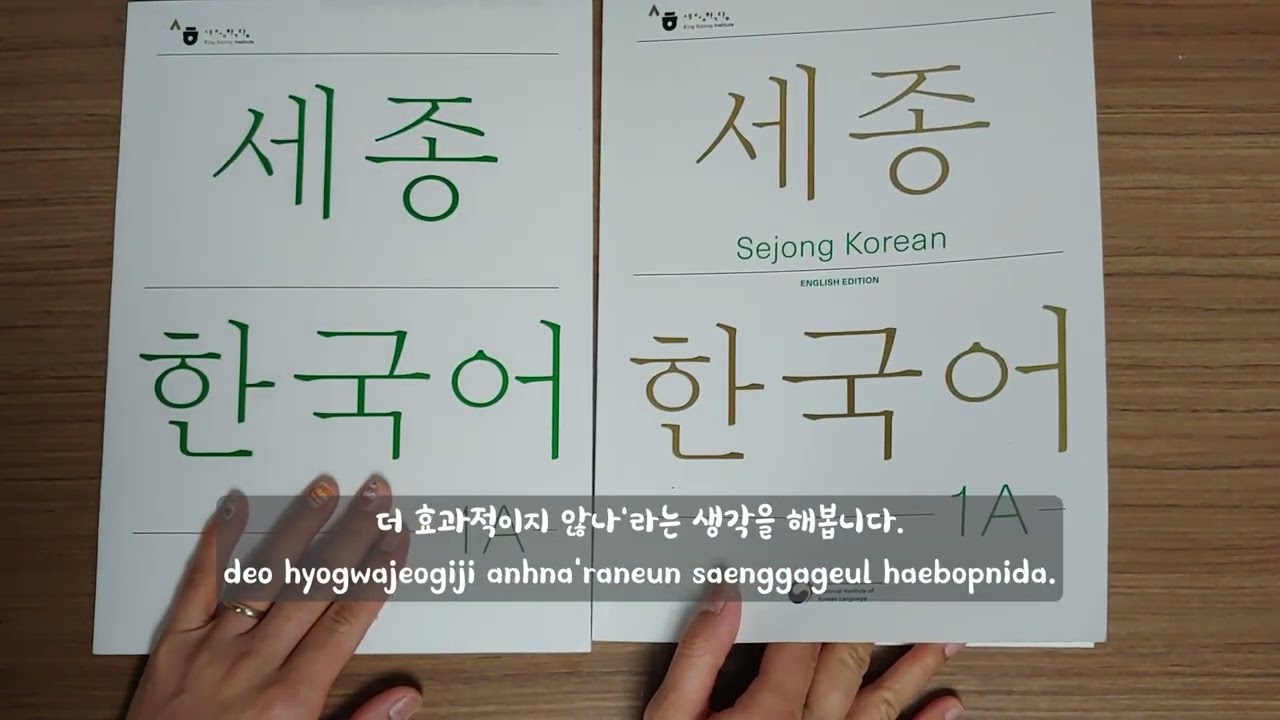 Sejong Korean comparison (Korean version vs English version)