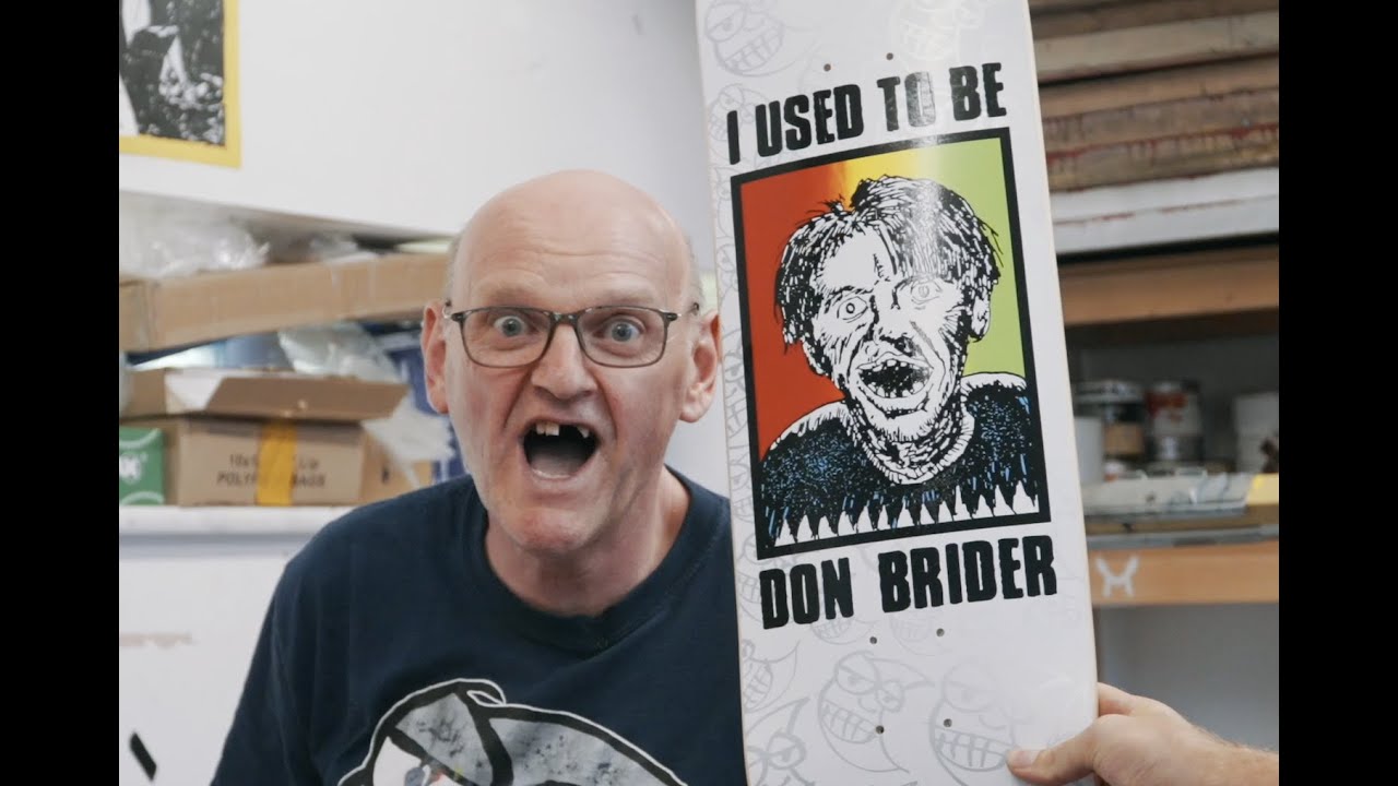 Don Brider Guest Pro on Forty Skateboard Co! Each deck screenprinted by hand
