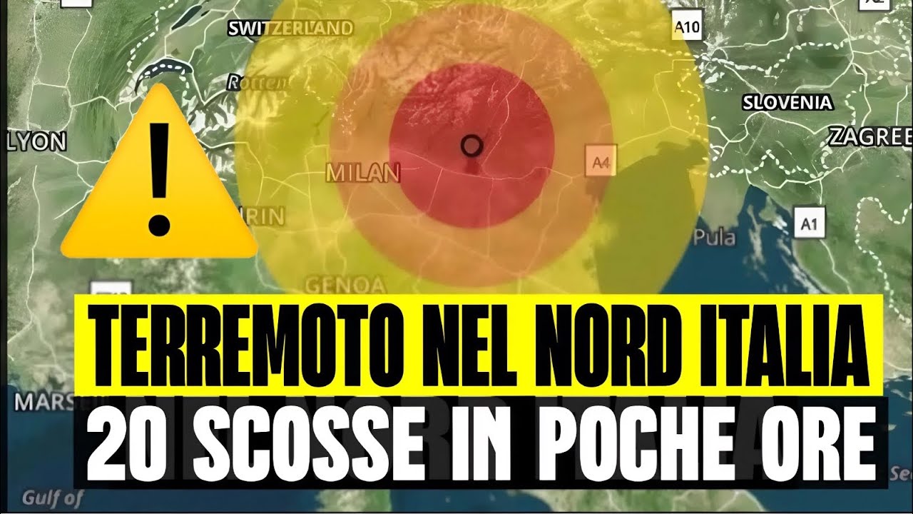 TERREMOTO NEL NORD ITALIA: OLTRE 20 SCOSSE IN POCHE ORE. &ldquo;SCIAME SISMICO IN CORSO&rdquo; 