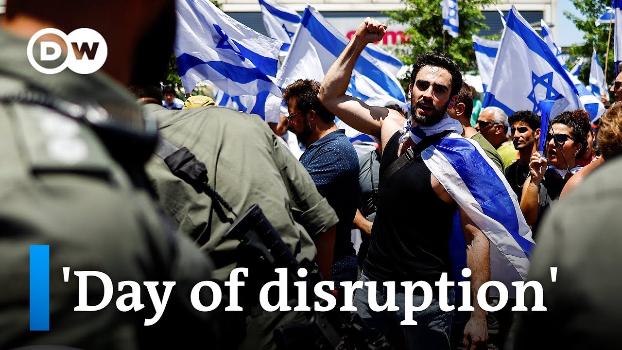 Israel protesters march against judicial overhaul with dozens arrested | DW News