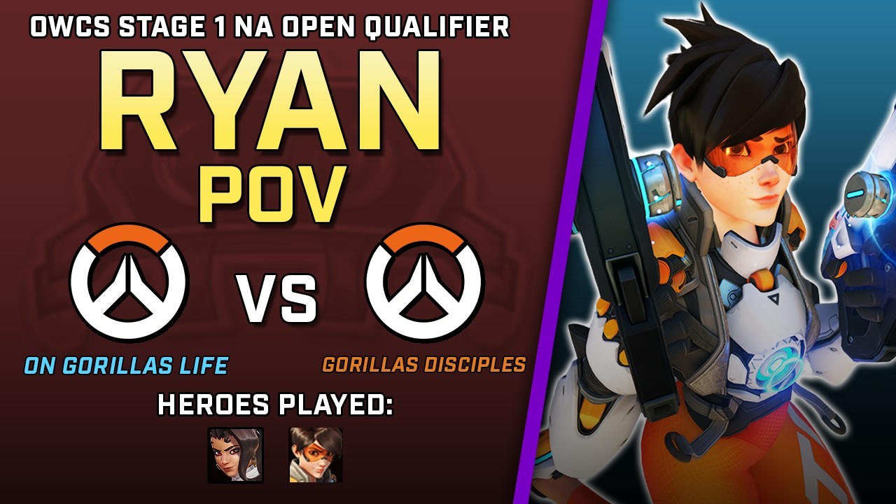 [ Ryan ] Tricky Tracer| Gorillas Disciples vs On Gorillas Life | OWCS Stage 1 NA Open Qualifier