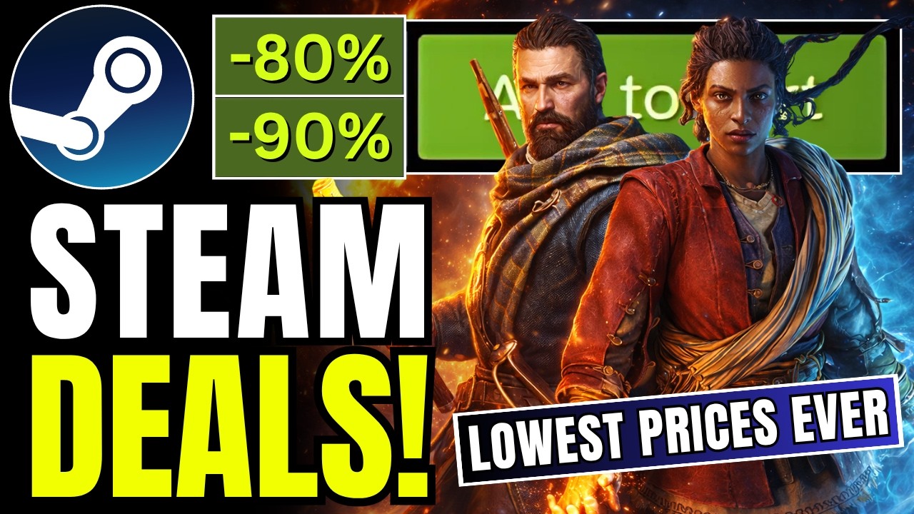 INSANE Steam Deals Live Now! 15 Games at Historic Lows!