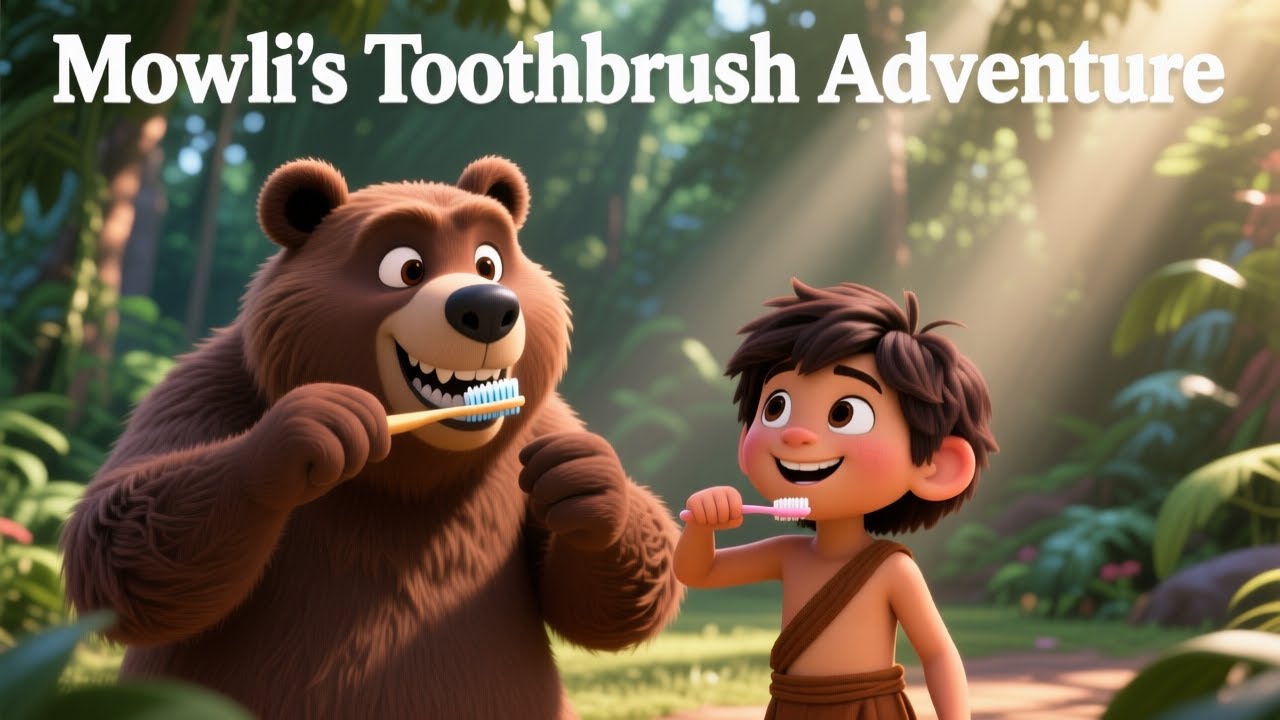 Mowgli's Toothbrush Adventure