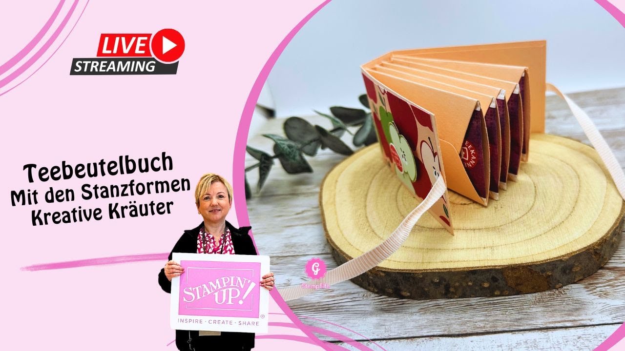 🔴  Teebeutelbuch | Kreative Kräuter | SAB Prämie DSP Früchtemix