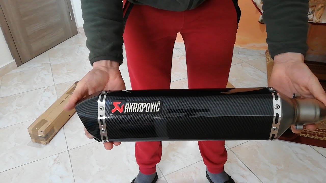 Unboxing Exhausts Akrapovic for Tmax XT660X, Z750 ... لدراجة Akrapovic فتح صندوق عادم