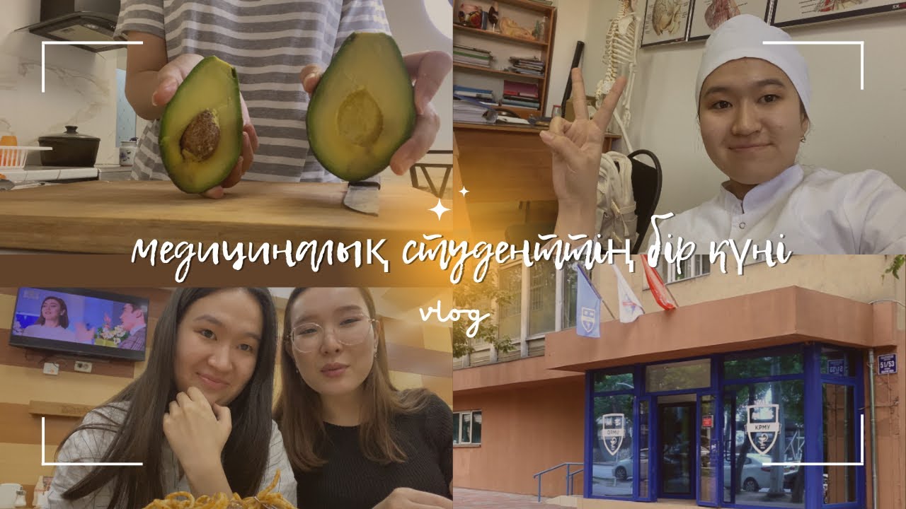 медициналық студенттің бір күні | КРМУ| VLOG