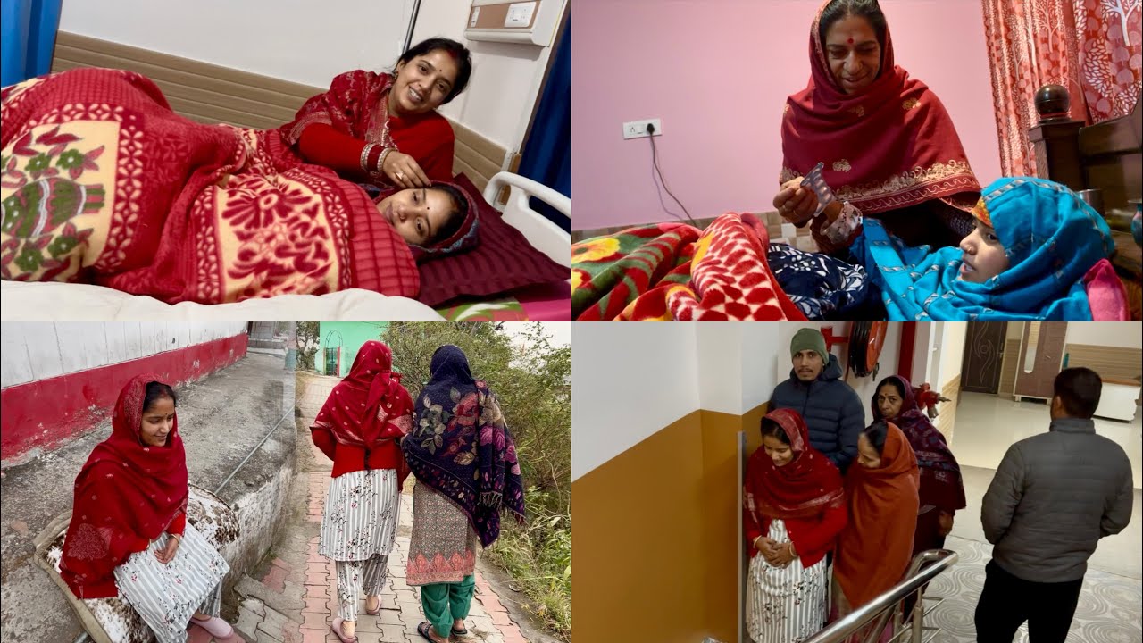 बहनजी को क्या हुआ है 🥲#twins #himachal #village 