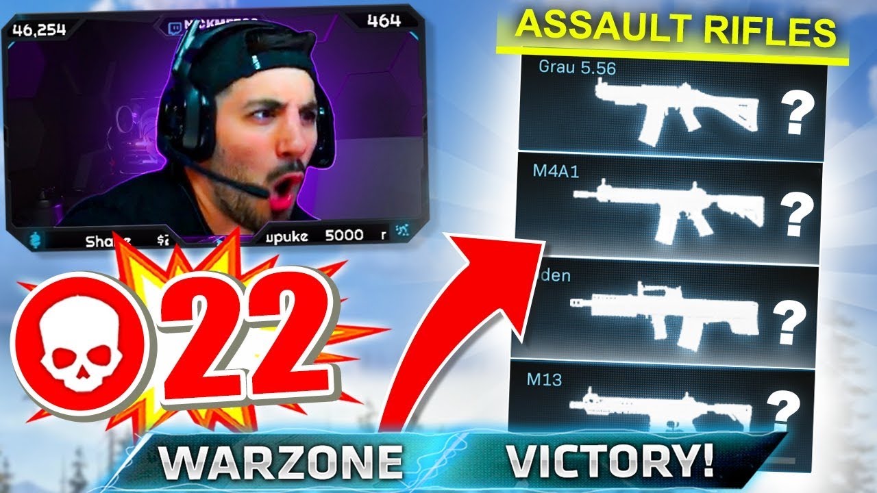 The BEST Assault Rifles In Warzone! Ft. Dr. Disrespect & Crowder
