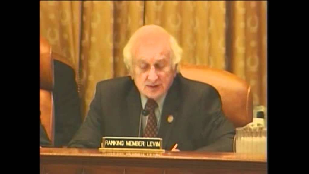 Ways & Means Hearing on Business Tax Reform and Job Creation, Rep. Sander Levin Opening