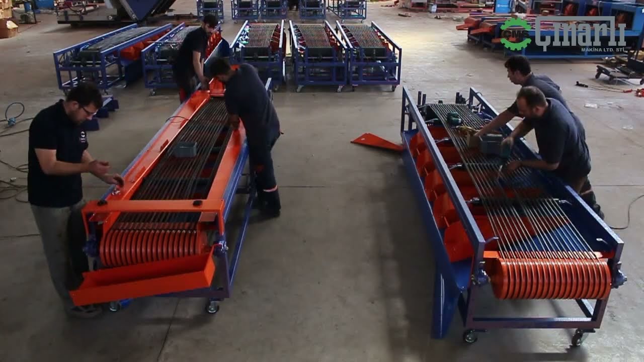 ZEYTİN ELEME MAKİNASI - ELEKTROSTATİK BOYALI ZEYTİN ELEME MAKİNASI