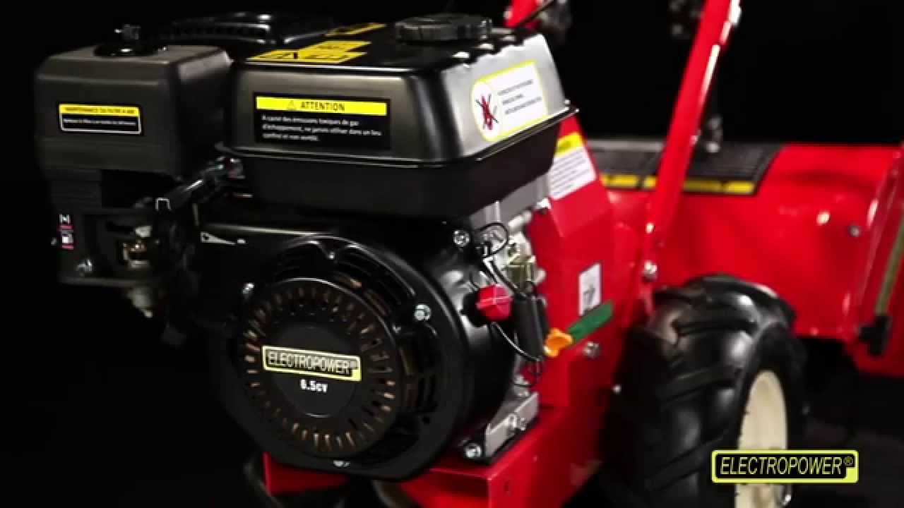 Motoculteur &agrave; fraise arri&egrave;re, Rotovator 6.5 cv ELECTROPOWER
