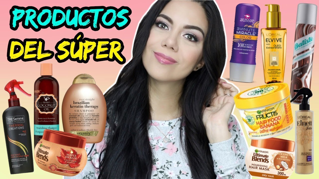LOS MEJORES PRODUCTOS PARA EL CABELLO DEL SÚPER Y FARMACIA | MARIEBELLE COSMETICS