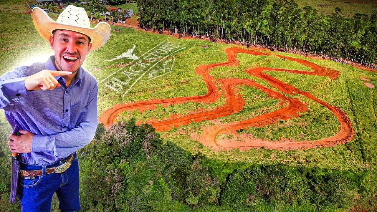 COMECEI A FAZER A PISTA DE MOTOCROSS NA FAZENDA
