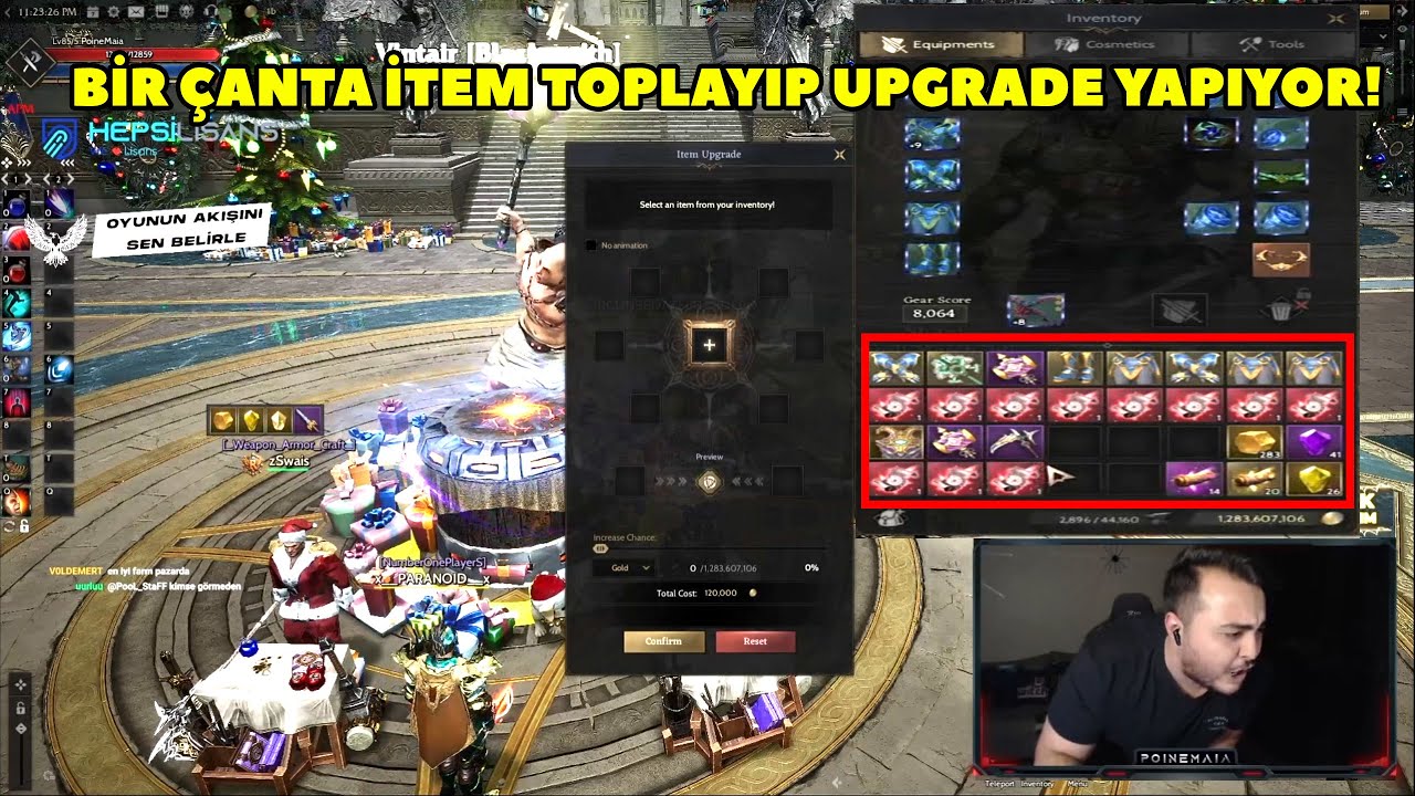 PoineMaia - (Galia) Serverinde Güzel Bir Çanta Yapıp +9 Upgrade Yapıyor   ! Rise Online