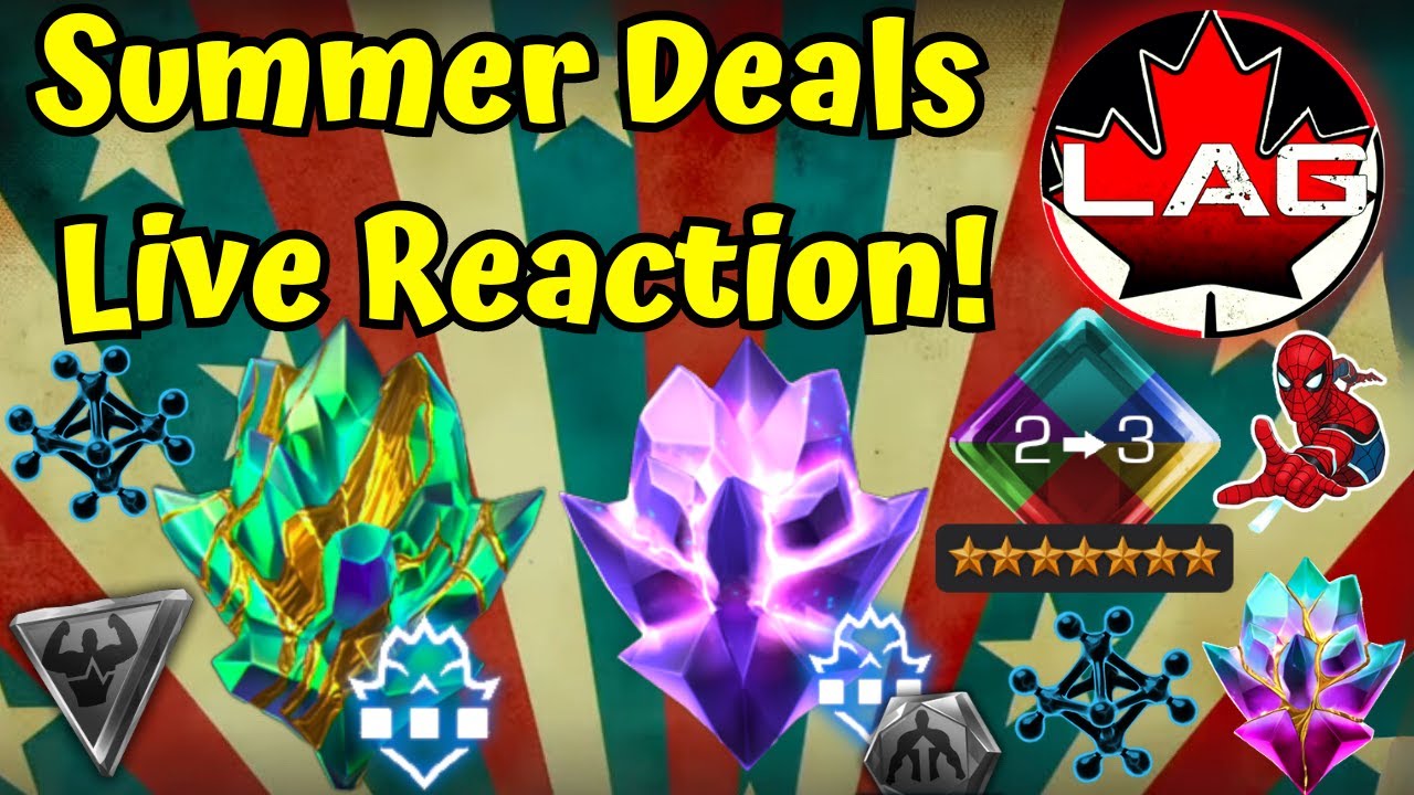 SUMMER DEALS REACTION & REVIEW! July 4th Offers Inbound! Units Plus Cash! - Marvel Contest Champions