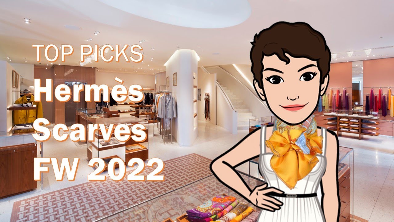 Какие шарфы выбрать? Лучшие варианты: коллекция Hermès осень-зима 2022 из шёлка и кашемира