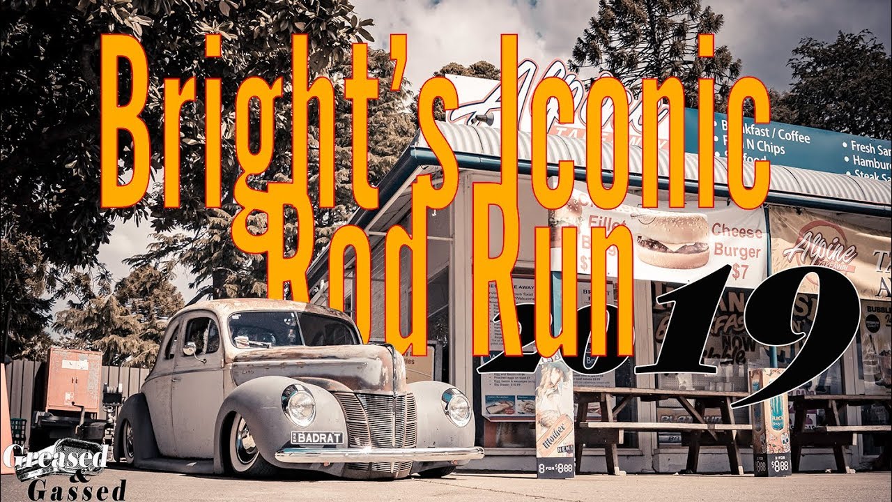 Greased N Gassed view of the Bright Iconic Rod Run of 2019