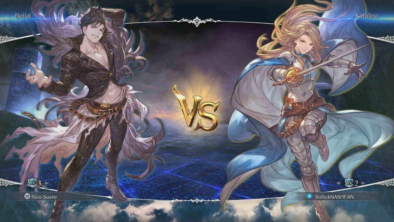 GBVSR High Level Rico Suave (Belial) VS Nashfan (Katalina)