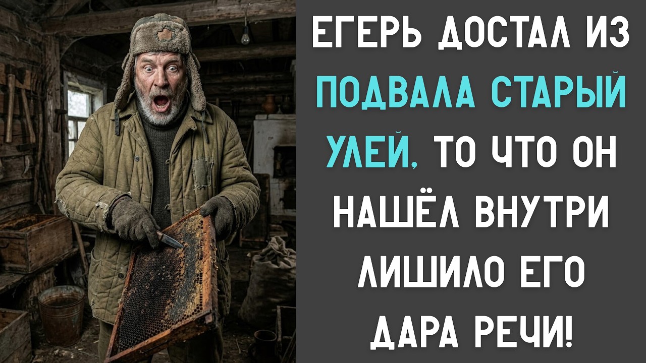 ЕГЕРЬ ДОСТАЛ ИЗ ПОДВАЛА СТАРЫЙ УЛЕЙ, ТО ЧТО ОН НАШЁЛ ВНУТРИ ЛИШИЛО ЕГО ДАРА РЕЧИ!