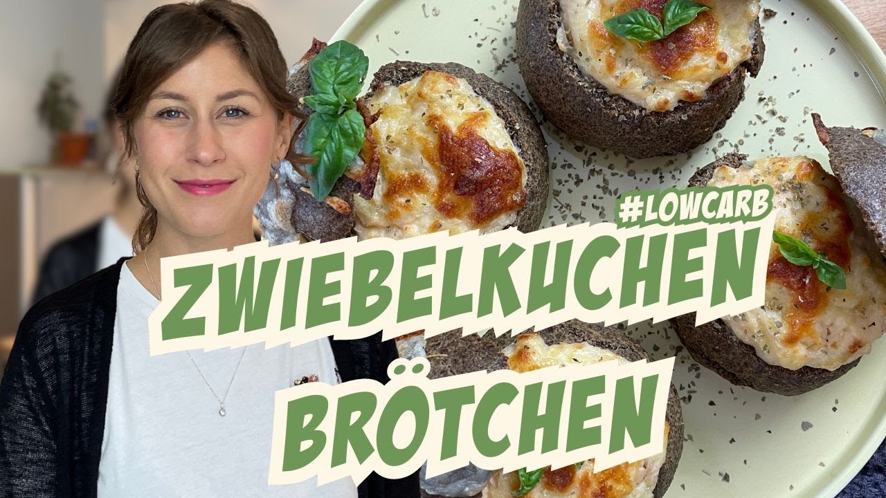 Low Carb Zwiebelkuchenbrötchen, Zwiebelkuchen gesunde Ernährung