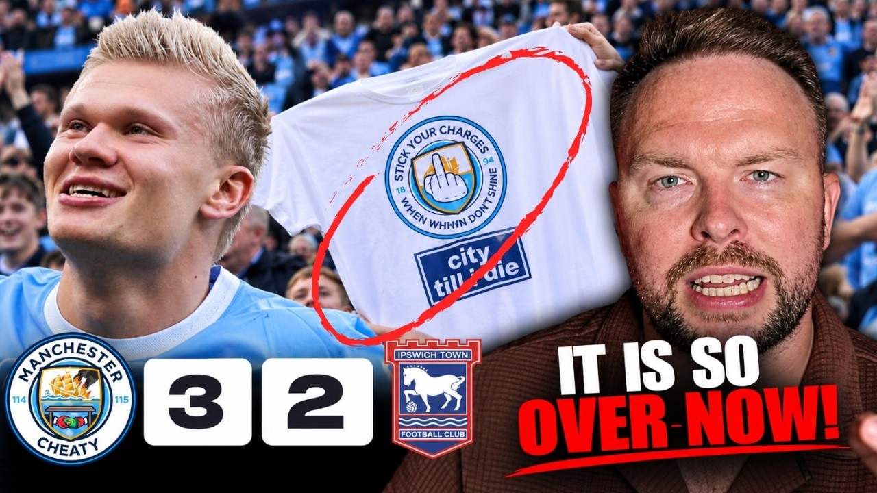 GUILTY Man City SHAM WIN AGAIN! epl in trouble? Man City 3-2 Ipswich Highlights