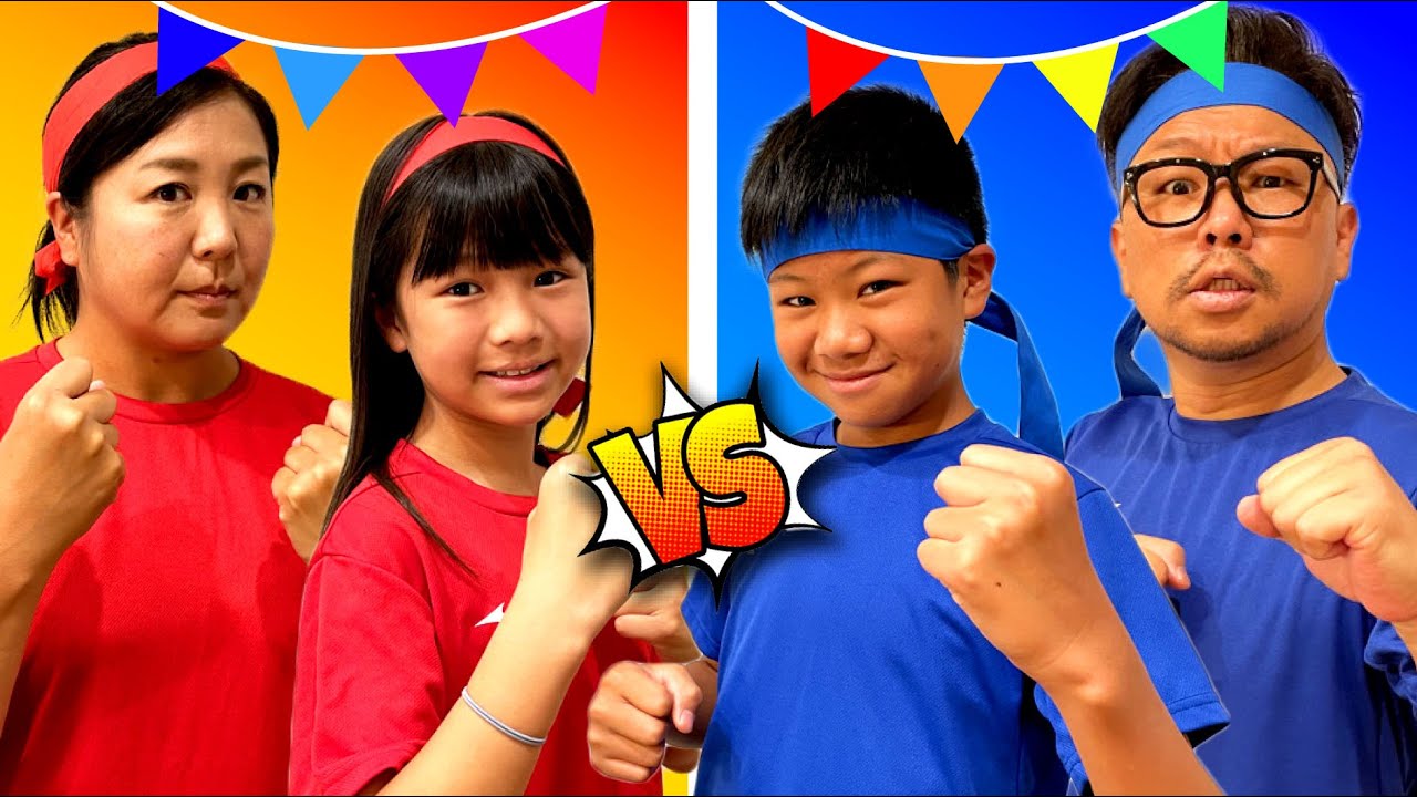 家を貸し切って運動会！灼熱の夏の運動会ガチ対決！