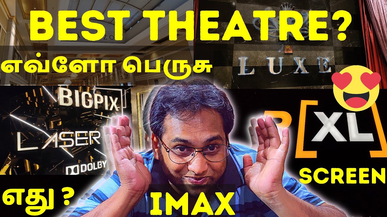 PXL PVR vs Bigpix INOX vs Imax of PVR SPI palazzo & Luxe Cinemas Best