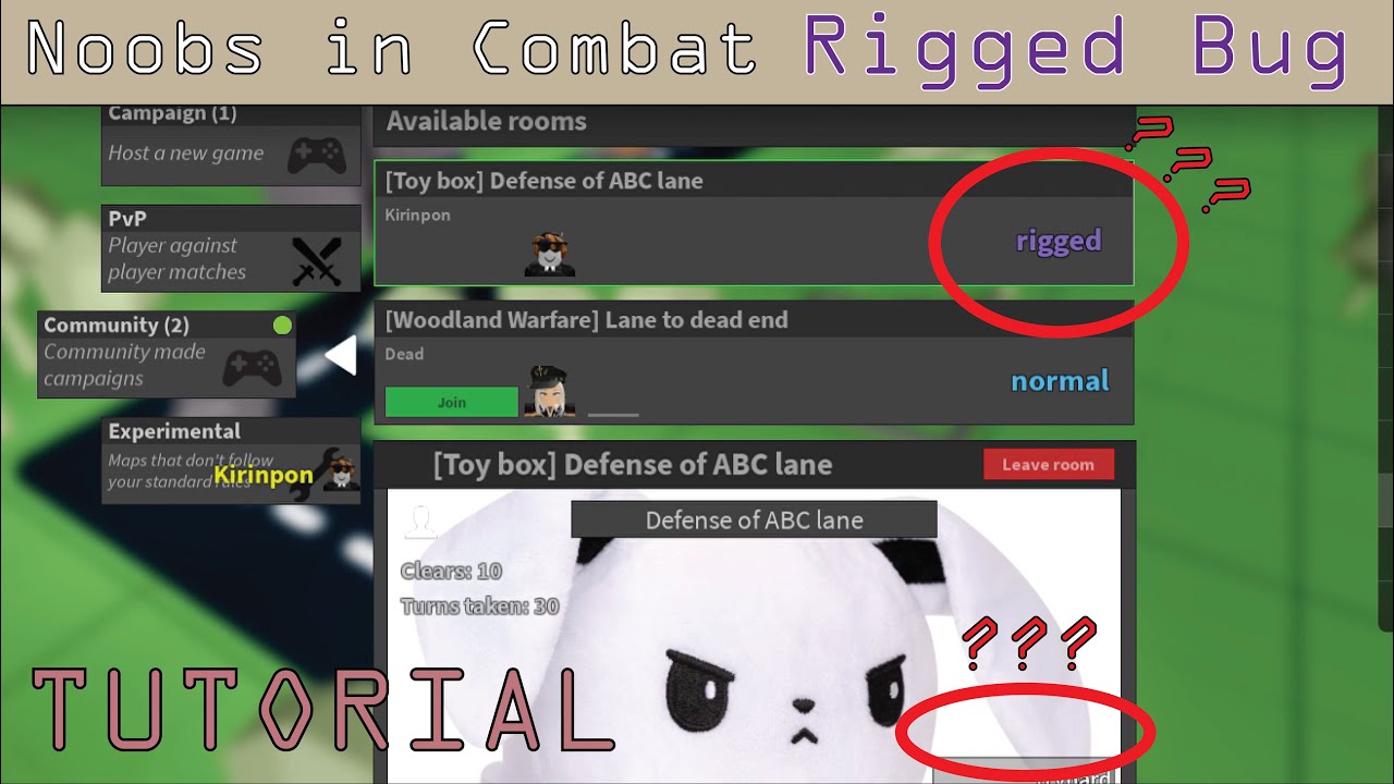 How to Play Rigged mode on Campaigns without it (Noobs in Combat)