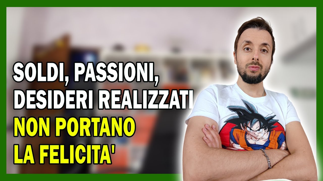 Una bella moglie, casa con piscina e tanti hobby non portano la felicità!