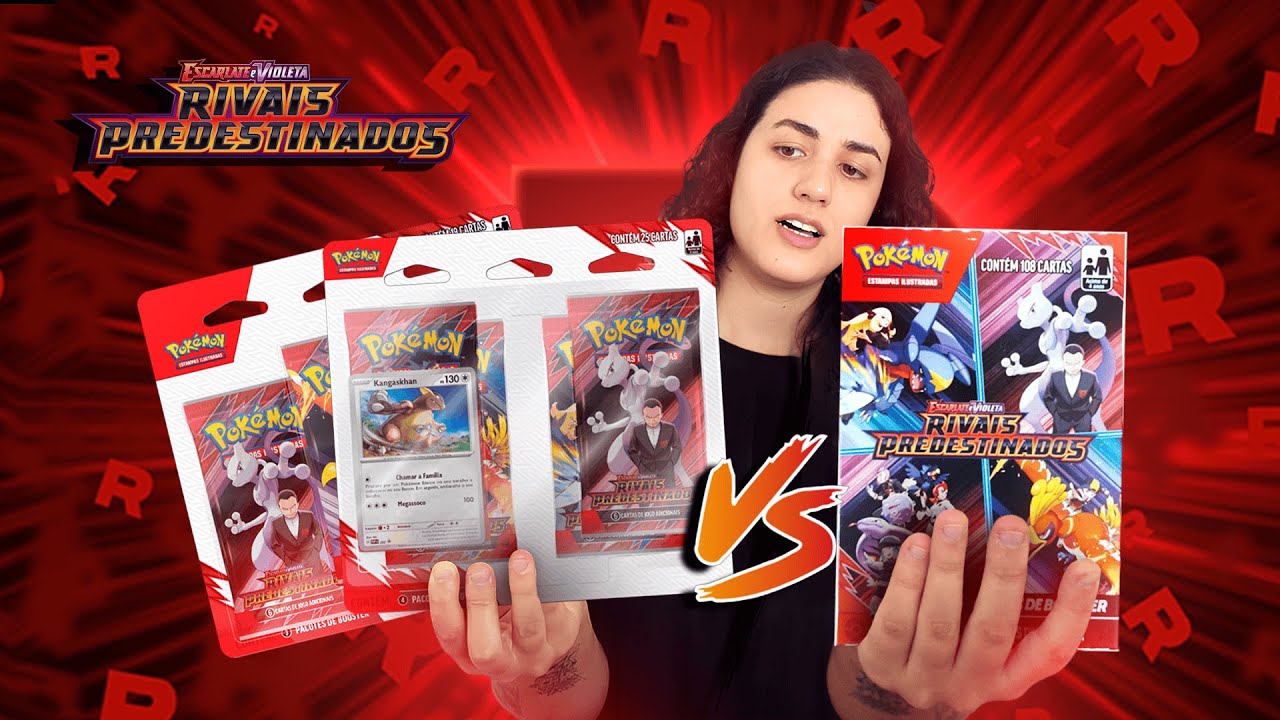 MINI BOOSTER BOX vs TRIPLE + QUADRI PACKS de Rivais Predestinados – Qual deu mais HIT?