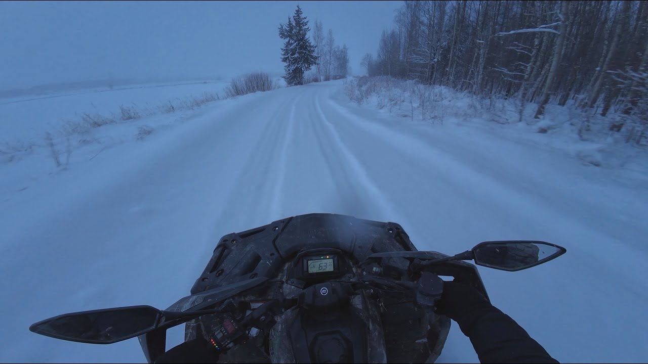 Plowing after snowstorm