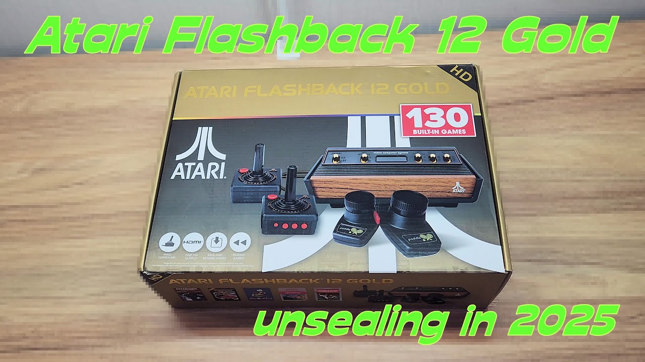 Atari Flashback 12 Gold - Unpacking in 2025