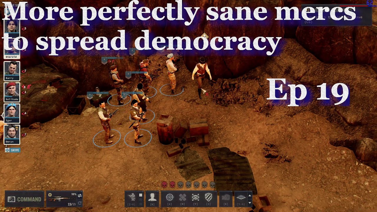 Jagged Alliance 3-  Lets Play Ep 19- How to get free Merc Flay - Refugee camp - DeathSquad armor set