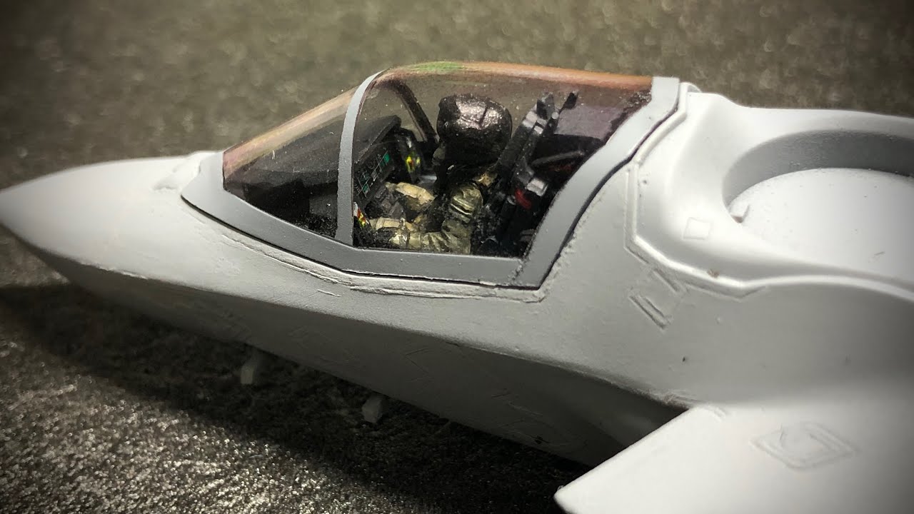 キャノピーの塗装と仕上げのアイテム  〜Hasegawa F-35B LIGHTNING II