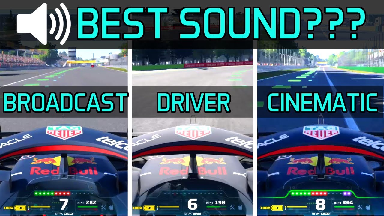 F1 22 On Board Mix Sound Comparison