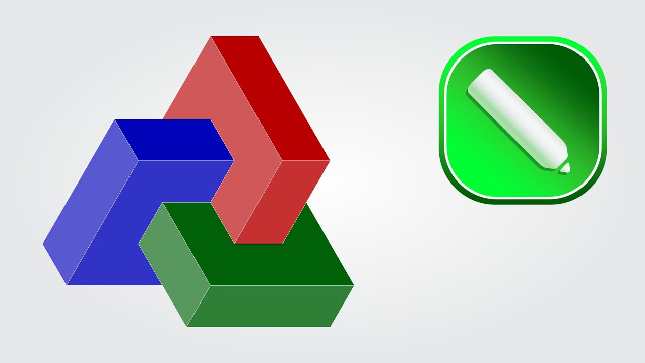 Impossible Shape Logo in Coreldraw