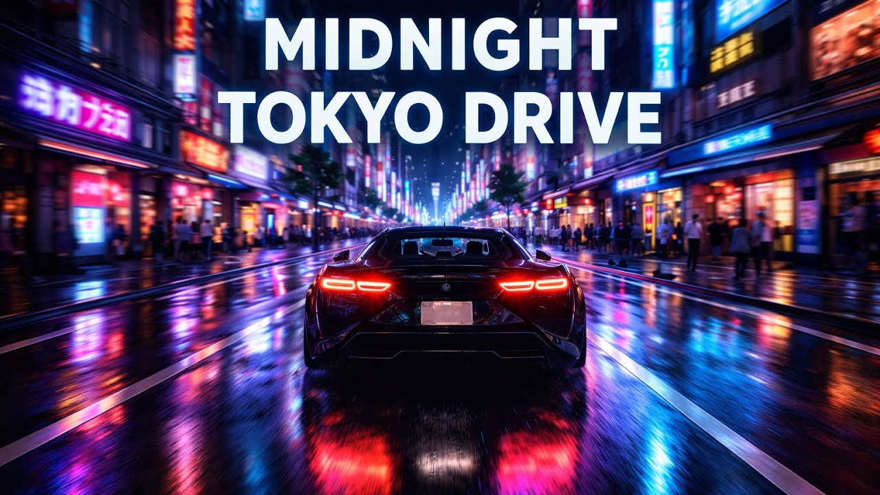 Midnight Tokyo Night Drive | Tech House
