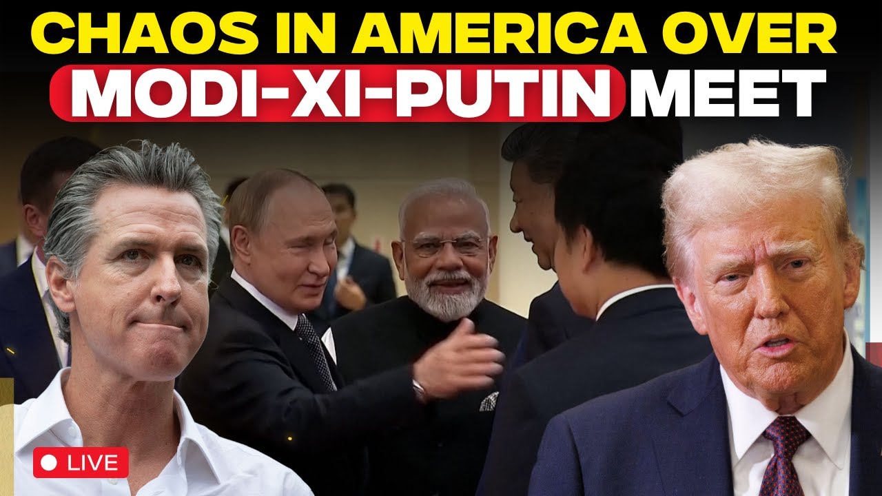 US News Live | Modi-Putin-Xi Meet Causes Chaos In U.S. | SCO Summit | Trump News | Gavin Newsom