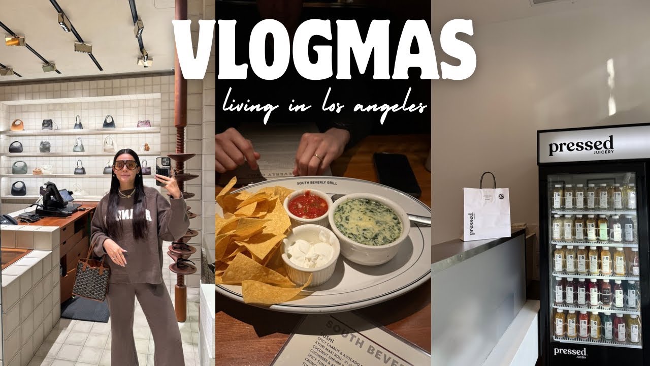 VLOGMAS | closet tour, homegoods, decoración navideña, mi vida en los angeles, vlog 
