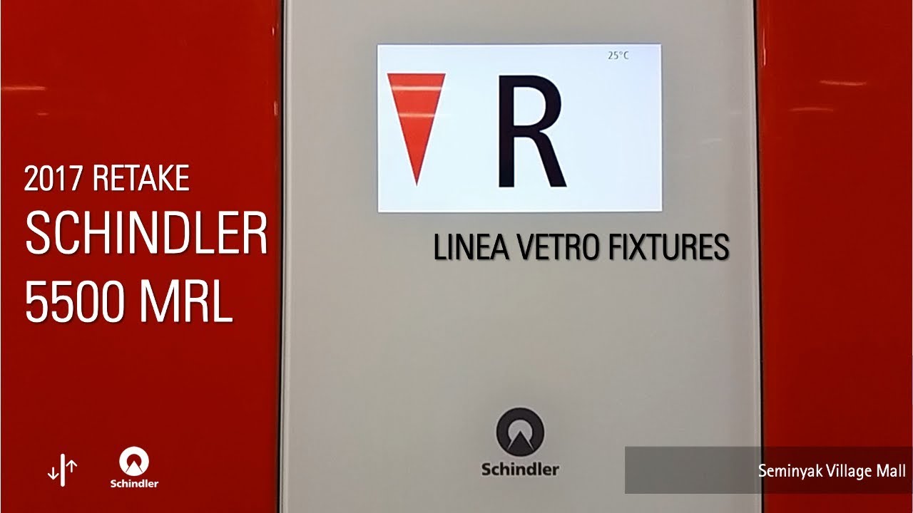 [2017 Retake] Schindler 5500 MRL Elevator at Seminyak Village, Bali
