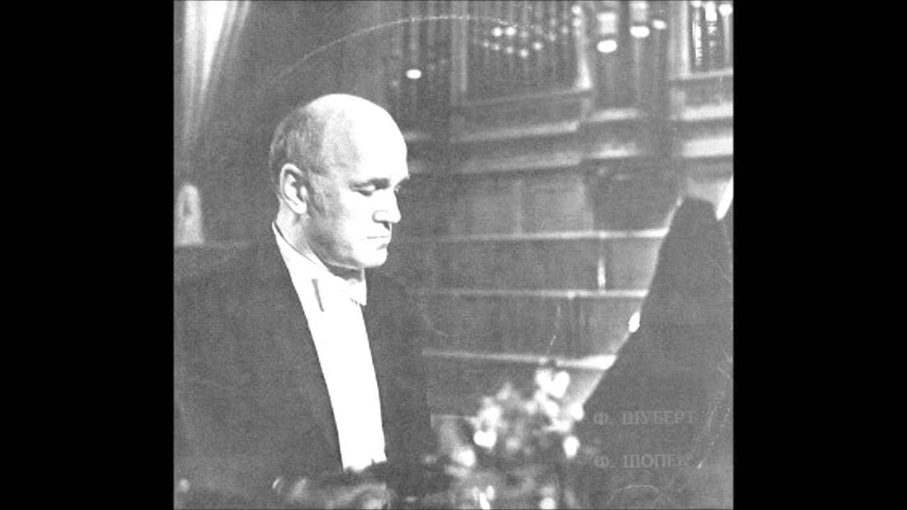 Schubert - Piano sonata D.575 - Richter Moscow 1965