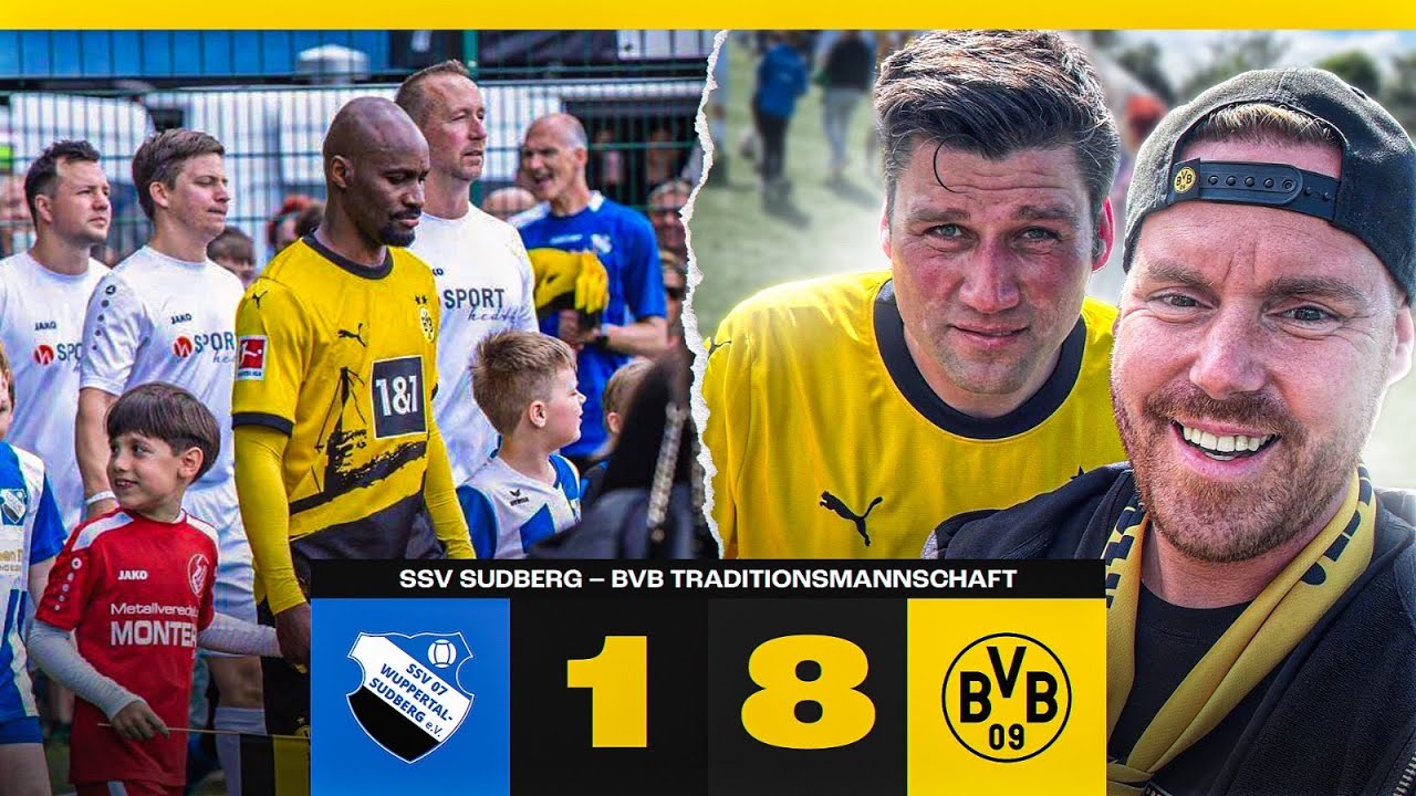 Die BVB-Legenden HAUTNAH 🤩🖤💛 | SSV Sudberg vs. Borussia Dortmund 1-8 | LEGENDEN-VLOG