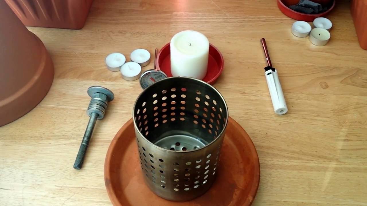 Tea light heater