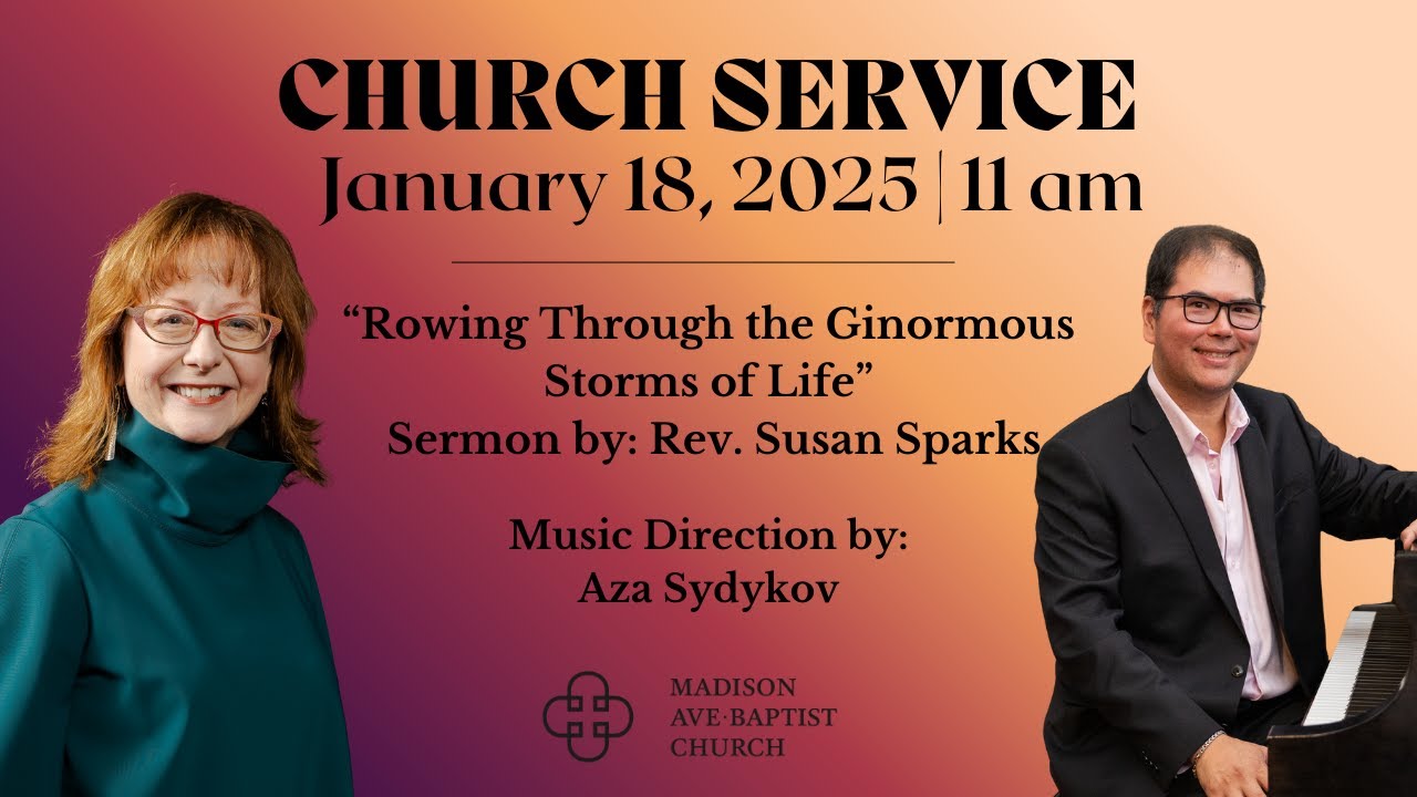 Sunday Service at Madison Avenue Baptist Church, January 18, 2026 at 11:00 am