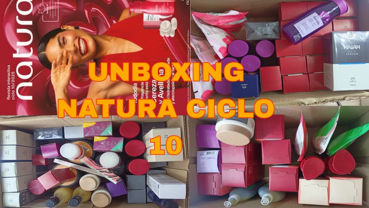UNBOXING NATURA SEGUNDO PEDIDO DE CICLO 10 😍🍒🌰