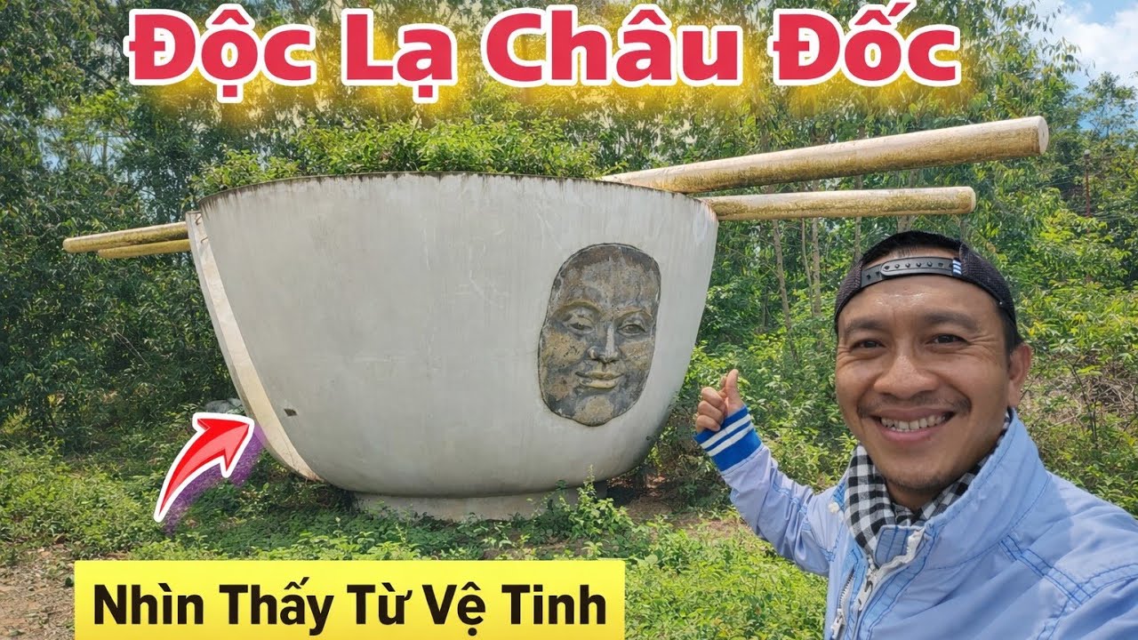 Châu Đốc Hót Nhất Lúc Này Phát Hiện Bộ Chén Đũa Khổng Lồ Nhìn Thấy Từ Vệ Tinh Độc Lạ Có 1 Không 2