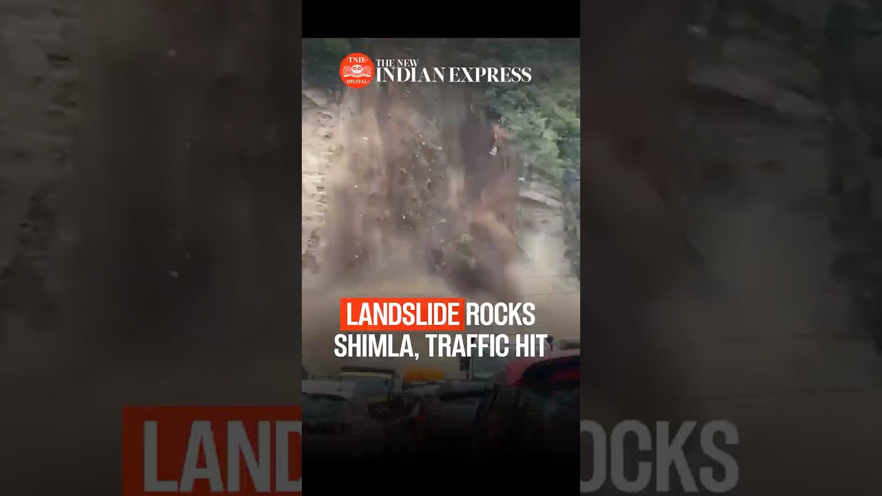 Landslide hits Dhalli-Sanjauli bypass in Shimla, traffic movement affected
