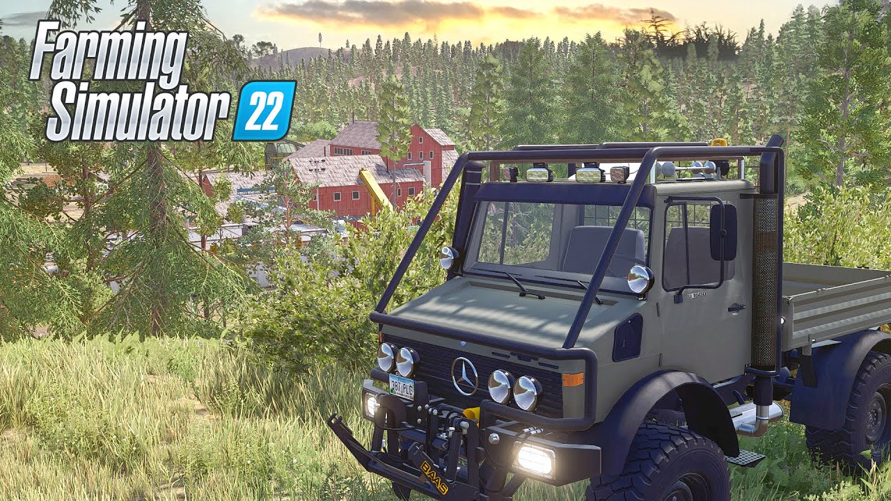 I started a logging business with a Unimog, Chainsaw and $1.00 | Farming Simulator 22